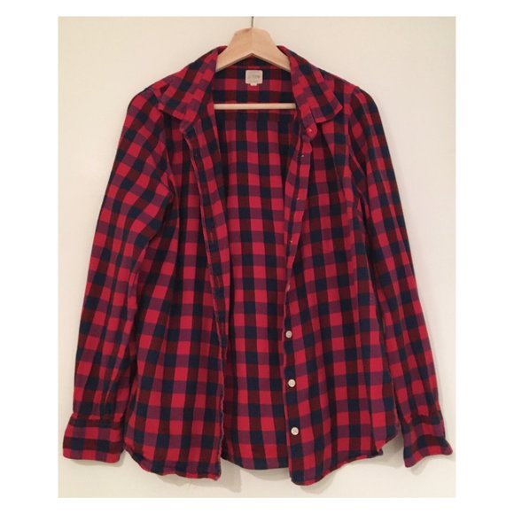 J. Crew Tops - Make Offer: J Crew Plaid Shirt